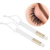 2pcs Eyelash Cleaning Brush Soft Hair False Eyelash Extension Cleansing Brush (White)