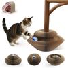Kitty Kurlz Magic Organ Cat Scratch Board with Bell Foldable Accordion Design Cat Scratcher for Indoor Accordion Cat Magic Organ Cat Pink Ball, Cats,