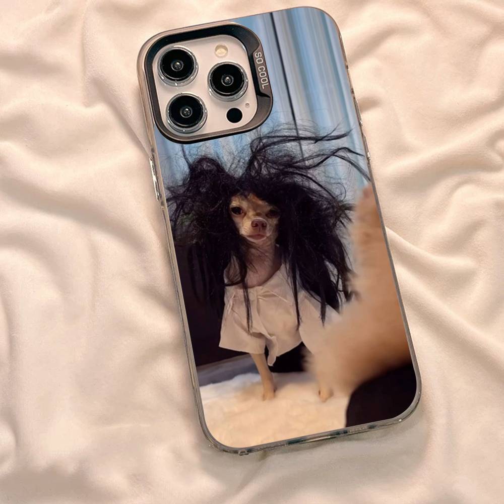 Funny Dog Meme Phone Case for iPhone 17 16 15 14 13 12 11 Pro Max Plus Cute Animals Soft Shockproof Cover for iPhone 15Pro Case
