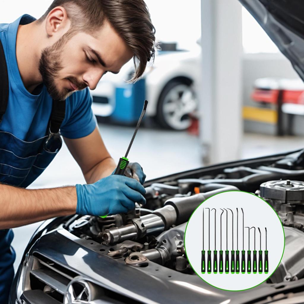 Pick Set Precision Mechanic Screwdriver 12 Pieces Car Hook And Pick Tool Set For Vehicle Car Sedan Scooter SUV Electronic Model