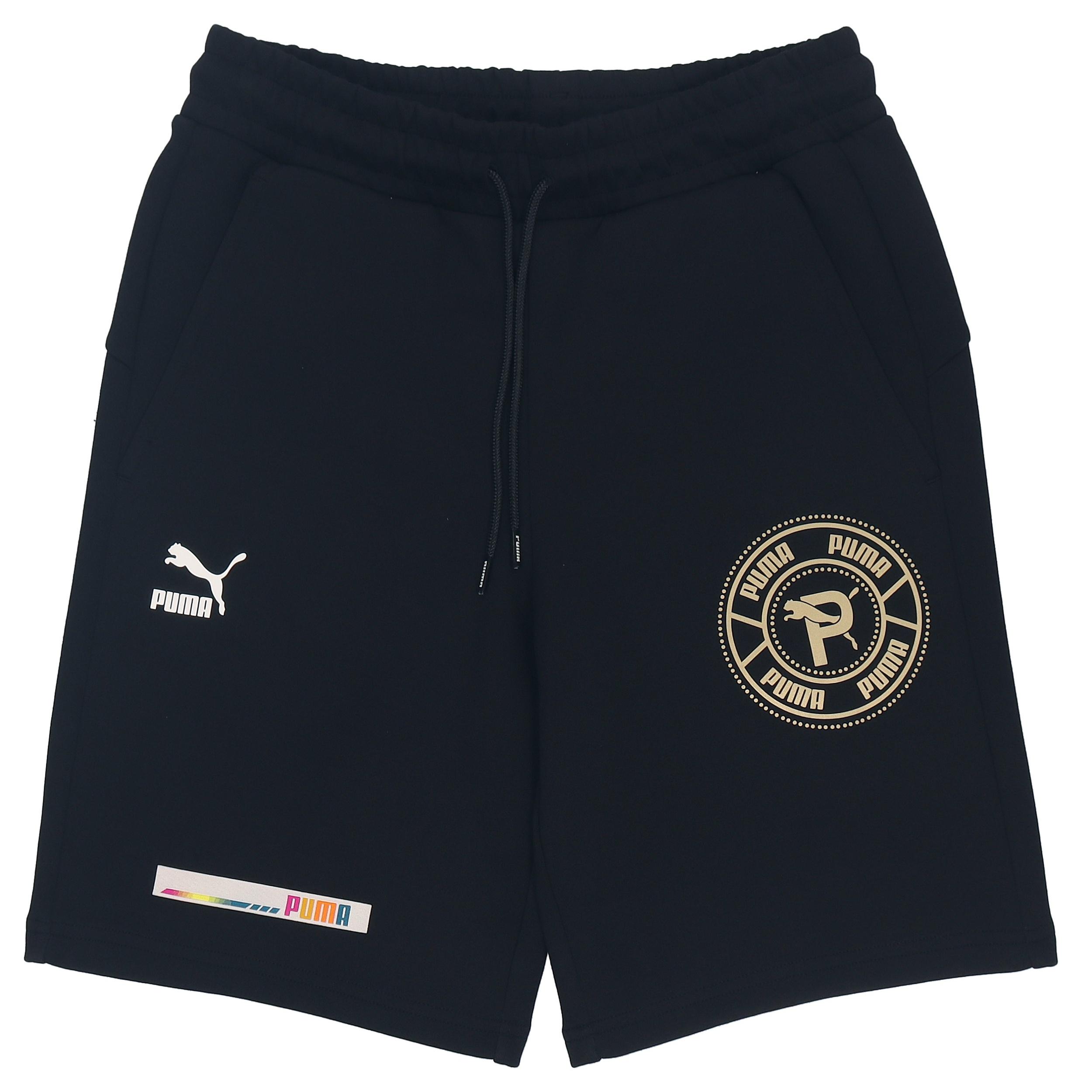 PUMA Mix Badge Shorts Black Men s 537041-01 S