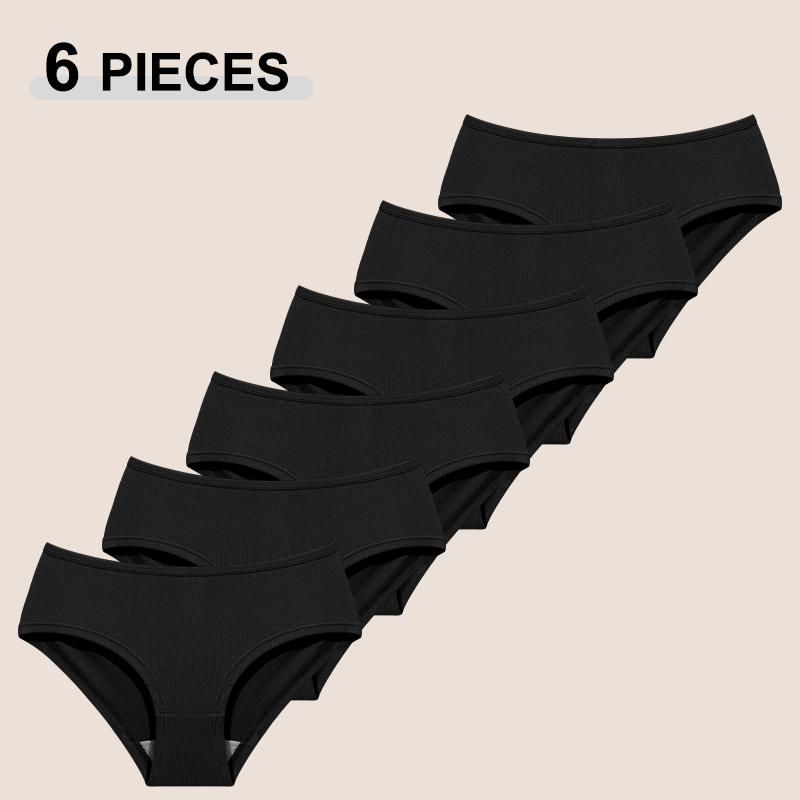 FINETOO 6PCS Seamless Cotton Printing Panties Low Waist Breathable Underpants Spring Autumn XS-XXL Underwear Female Comfortable Lingerie