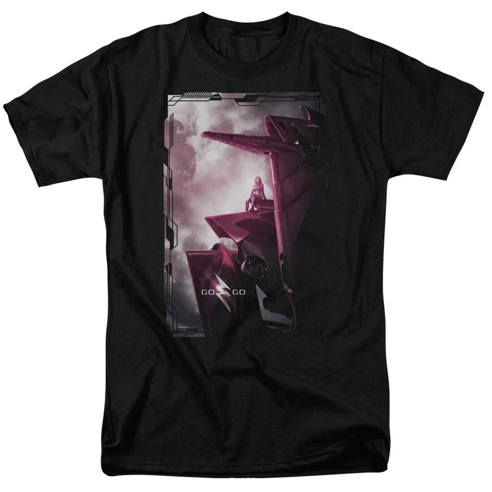 Power Rangers - Pink Zord Poster - Unisex Short Sleeve Children s T-shirt - Black 100