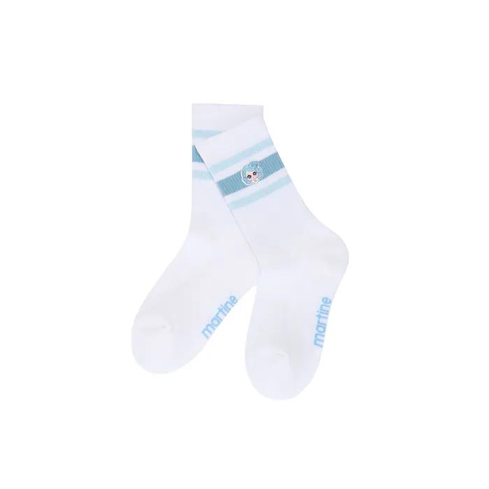 [Catch Teenieping] Edition Mid Socks_BLUE (Uni)