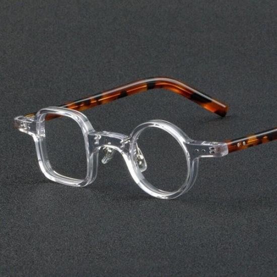 Funny Round Square Reading Glasses Full Rim Frames Acetate Women Men Readers
