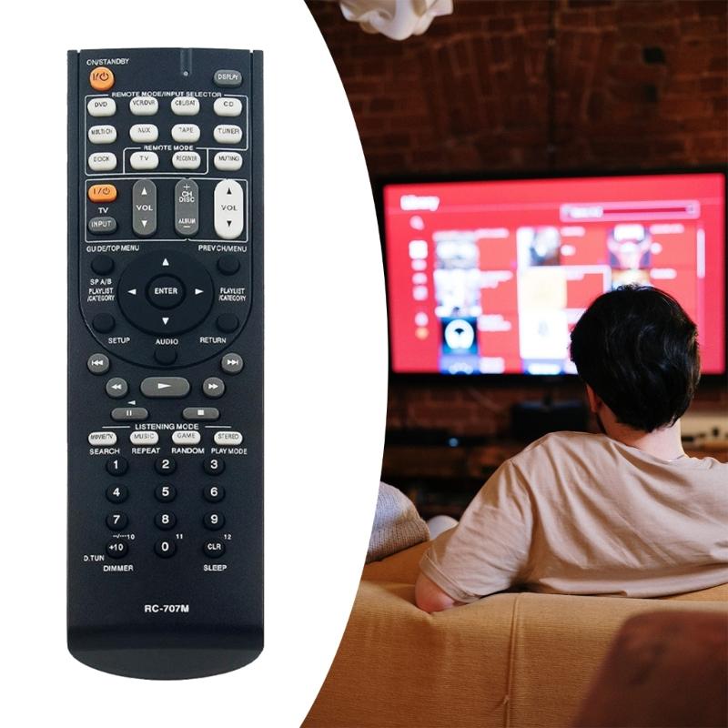 RC707M Home Theater Remote Control For SKF750XF R SKM-750XS R SKB-750X Home Theater No Programming Required