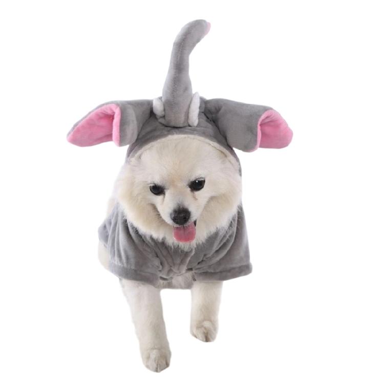 Elephant Dress For Dog  Soft Sweatshirt Perfect For Costume  Halloween Celebration  Halloween Pet Clothe