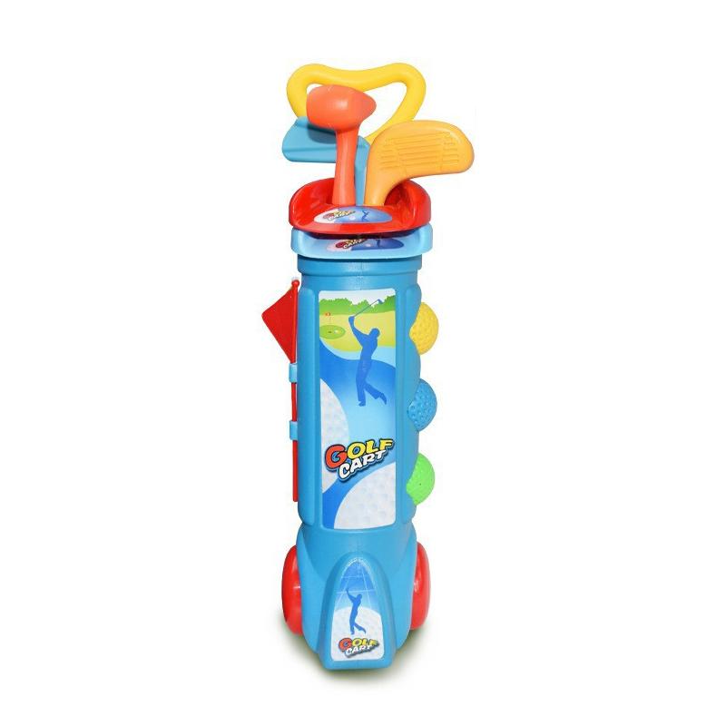 Parent-Boy Girl Golf Practice Fun Indoor Outdoor Sports Fitness Balls For Boy Girl Includes Balls Clubs Bases Flags