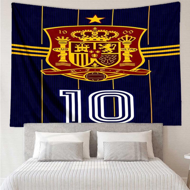 Spain National Football Team Tapestry Hanging for Bedroom,Livingroom, Playroom,Decor Art Room Wall Tapestry Holiday and Birthday Gifts