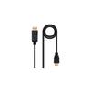 Adaptér DisplayPort na HDMI NANOCABLE 10.15.430 Černý 2 m