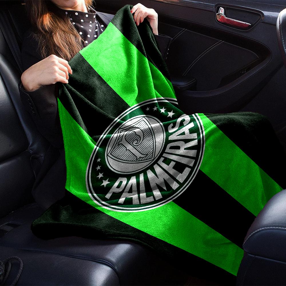 Palmeiras Theme Printed Blanket - Perfect for Couch, Bed, Travel & Outdoor Use | Machine Washable, Cozy & Durable.