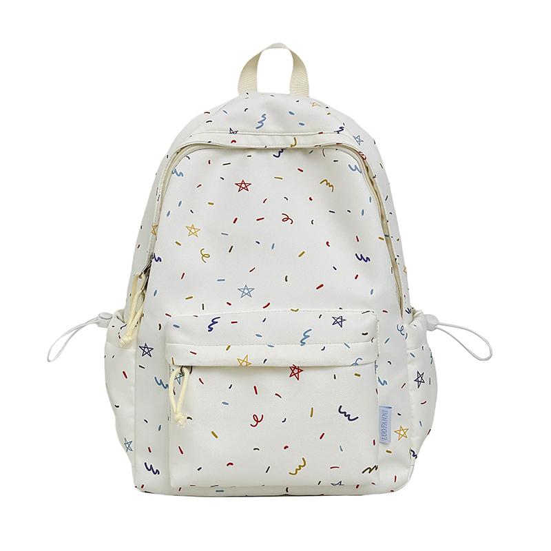 Star Backpack Junior Senior High School Schoolbag Women's Lightweight Large Capacity Backpack