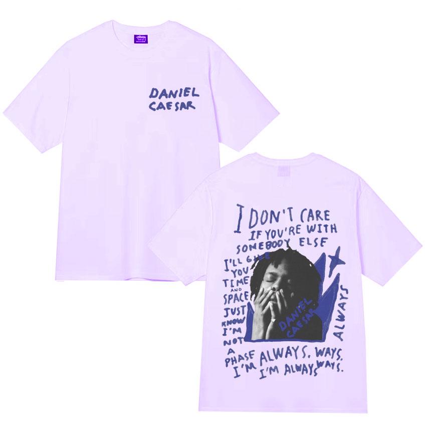 Daniel Caesar Never Enough Always Graphic Tshirt Mens Women Clothing Hip Hop Fashion Casual Short Sleeve Tshirts Cotton Tshirt