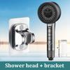 New Filter Booster Shower Head Four-speed Adjustment With Water Seal Multifunctional Home Shower Bathroom Accessories