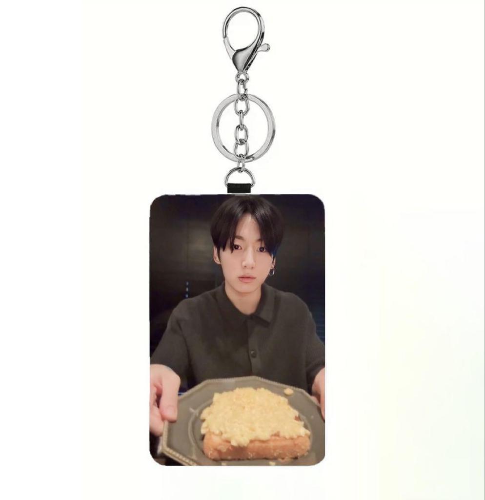[USED] BTS Jungkook Leather Pass Case 7.5 x 11.5cm