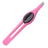Colorful Stainless Steel Tweezer Hair Removal False Eyelash Tweezers Eyelash Curler  Women