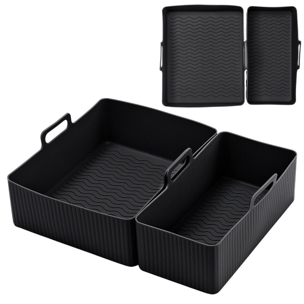 Σιλικονούχος Δίσκος Φριτέζας Αέρος Καλάθι Ψησίματος Πίτσα Τηγανητό Κοτόπουλο Φριτέζα Αέρος Σιλικονούχο Καλάθι Επαναχρησιμοποιούμενο Ταψί Φριτέζας Αέρος Αξεσουάρ