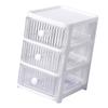 Desktop Storage Box with Drawers Multi Layers Transparent Multifunctional Stackable Desk Organizer