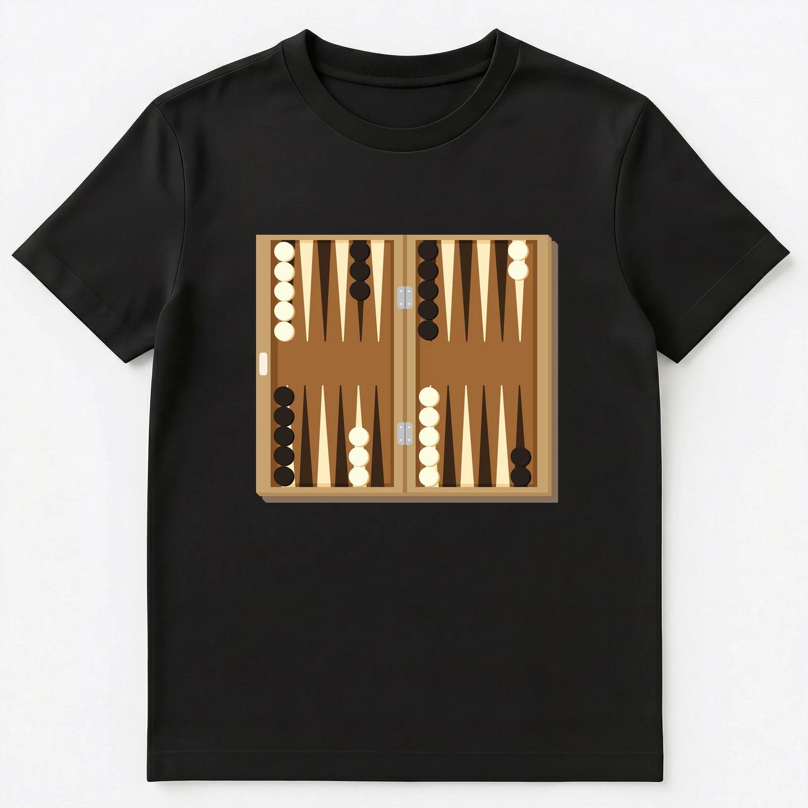 Backgammon Game Board Unisex T-Shirt 2XL