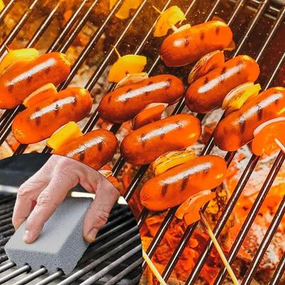 1-20 Stück BBQ Grillreinigersteine BBQ Hitzebeständige Bimssteinbürste Kraftvoller Fleckenentferner Reinigungswerkzeuge BBQ Werkzeuge
