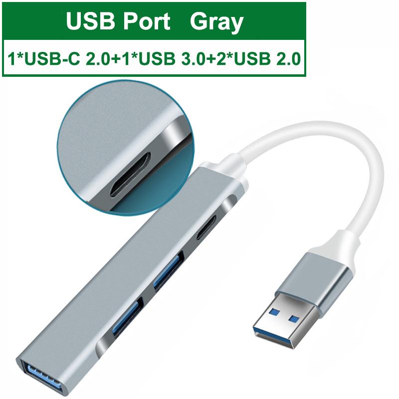 USB C HUB 3.0 3.1 Type C 4 Port Multi Splitter Adapter OTG For Macbook Pro Air PC Computer Notebook Accessories