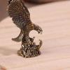 Eagle Ornament Pure Brass Tabletop Exhibition Eagle Small Bronze Ornament Car Decoration Ornament