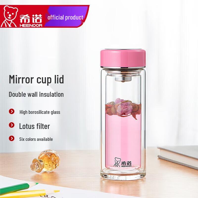 

XINUO Double-Layer Insulated Glass Cup