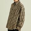 Unisex Japanese Retro Plaid Long Sleeve Shirt - Casual, High-End, Versatile, and Loose Fit