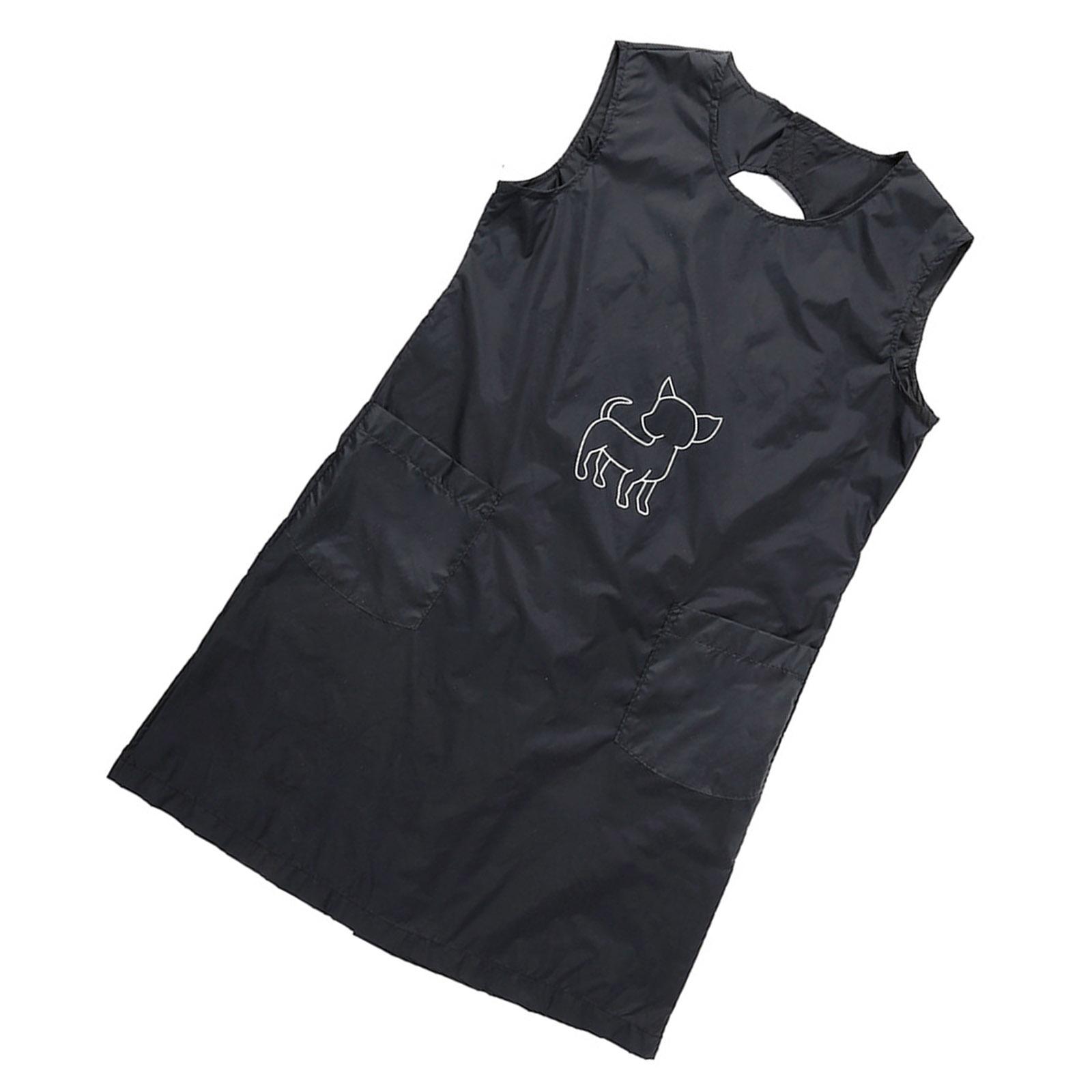 

Водонепроницаемый фартук для груминга питомцев с волосоотталкивающим дизайномS Для чистоты и комфорта для различного ежедневного ухода за питомцами M