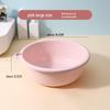 Durable Large Plastic Basin for Laundry, Washing Feet, Face, Vegetables - Ideal for Dorms & Homes