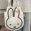 Miffy Cartoon Canvas Bag High Capacity One Shoulder Bags Versatile Handbag Schoolbag Fashion Shoulder Bag Gift Toys for Girl