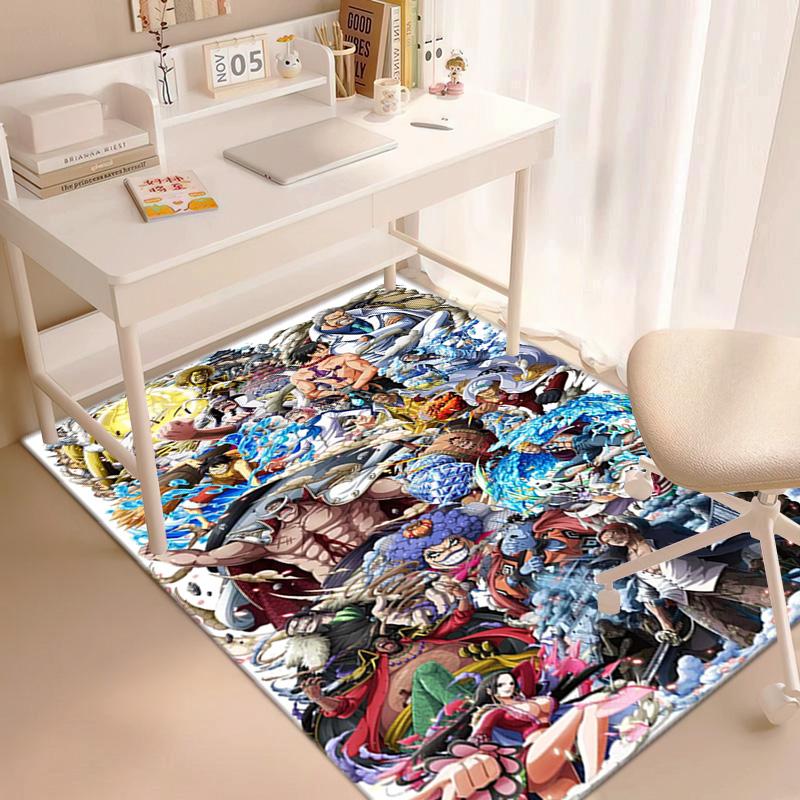 Starring the Japanese Cartoon ONE PIECE Monkey D. Luffy Carpet Is Suitable for Living Room and Bedroom Doormats Office Balcony Decorative Carpet V20