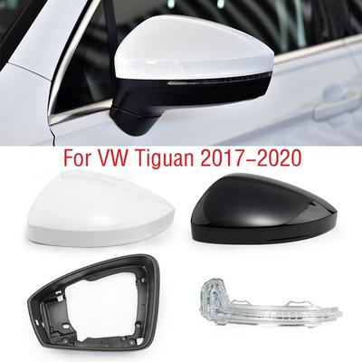 Dla VW Tiguan 2017 2018 Pokrywa Osłona Lusterek Bocznych Drzwi Skrzydłowych Ramka Lusterek Wstecznych Szyba Soczewka Kierunkowskaz