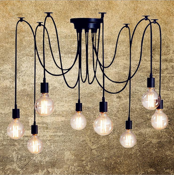 6 Head Branch Industrial Chandelier Light Pendant Lighting Ceiling Fixtures Lamp 6 Head Branch Industrial Chandelier Light Pendant Lighting Ceiling Fixtures Lamp