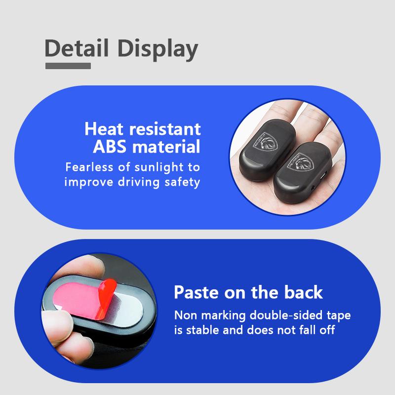 Solar Car LED Alarm Light Anti-Theft Security Warning Flash Lamp For Peugeot GTLine 308 508 5008 3008 RI 406 607 RCZ 301 208 GT