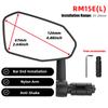 RBRL 360 Adjustable Bicycle Mirror Anti Shake Stable Bar End Mirror for Road MTB E-Bike Scooter Widen Angle Bike Rearview Mirror