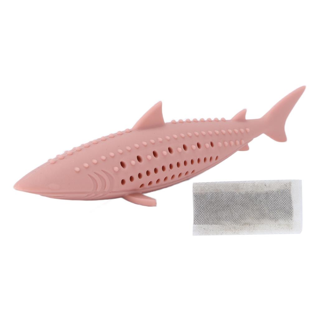 Cat Silicone Fish Toy Pet Cat Catnip Molar Teeth Cleaning Simulation Fish Shape Training