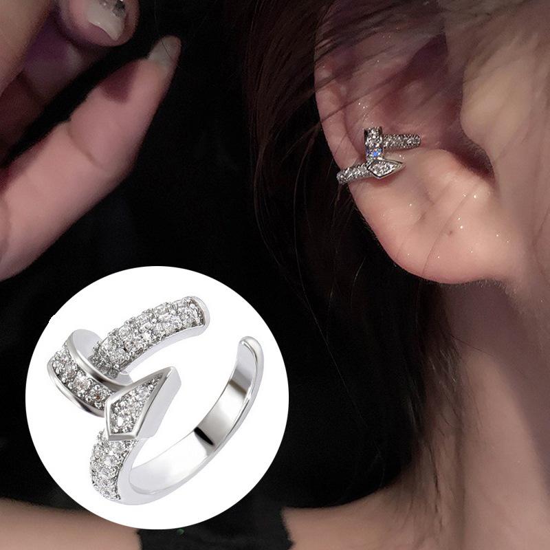 Lively Snake Year Butterfly Ear Cuff | No Piercing Elf Ear Clip