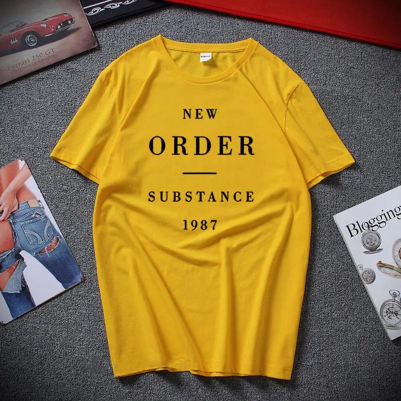 New Order Substance 1987 T Shirt 80'S Synth Rock New Wave Bizarre Premium Cotton Xmas Gift T Shirt Top Camiseta Masculina