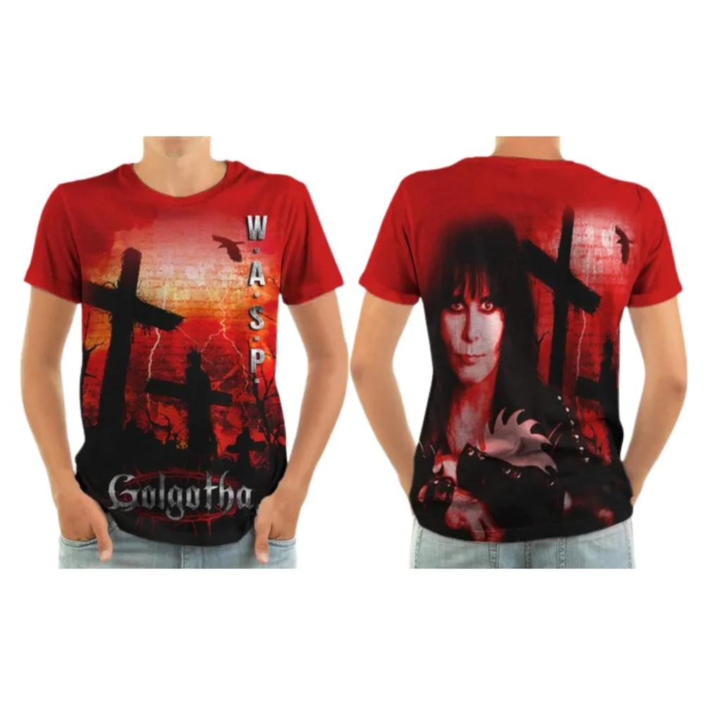 W.A.S.P Rock Band T-shirts 3D Printed Summer Men's Women Casual Short Sleeve Round Neck T Shirt Oversized Tees Tops Man Clothing