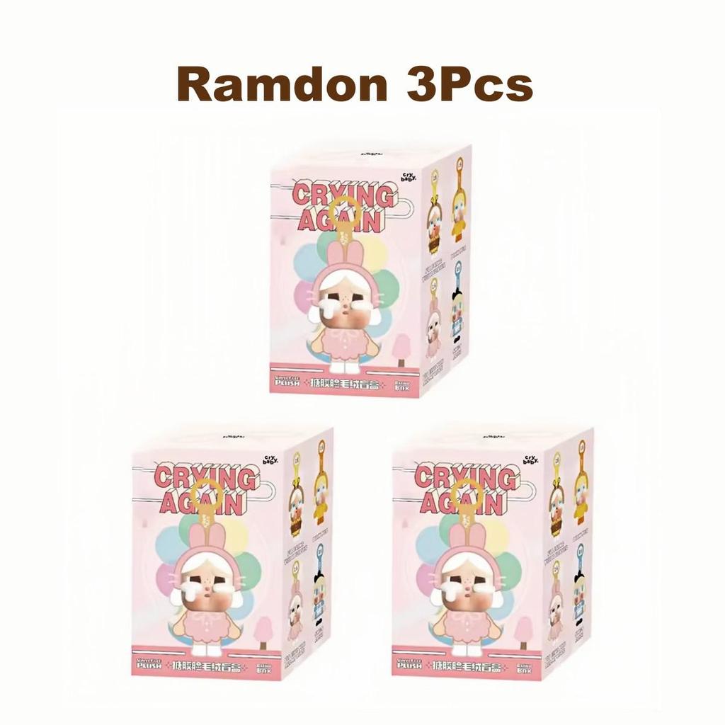 Crybaby Crying Again Series Blind Box Vinyl Face Doll Keychains Pendant Decoration Mystery Bag Plush Toy Birthday Gift