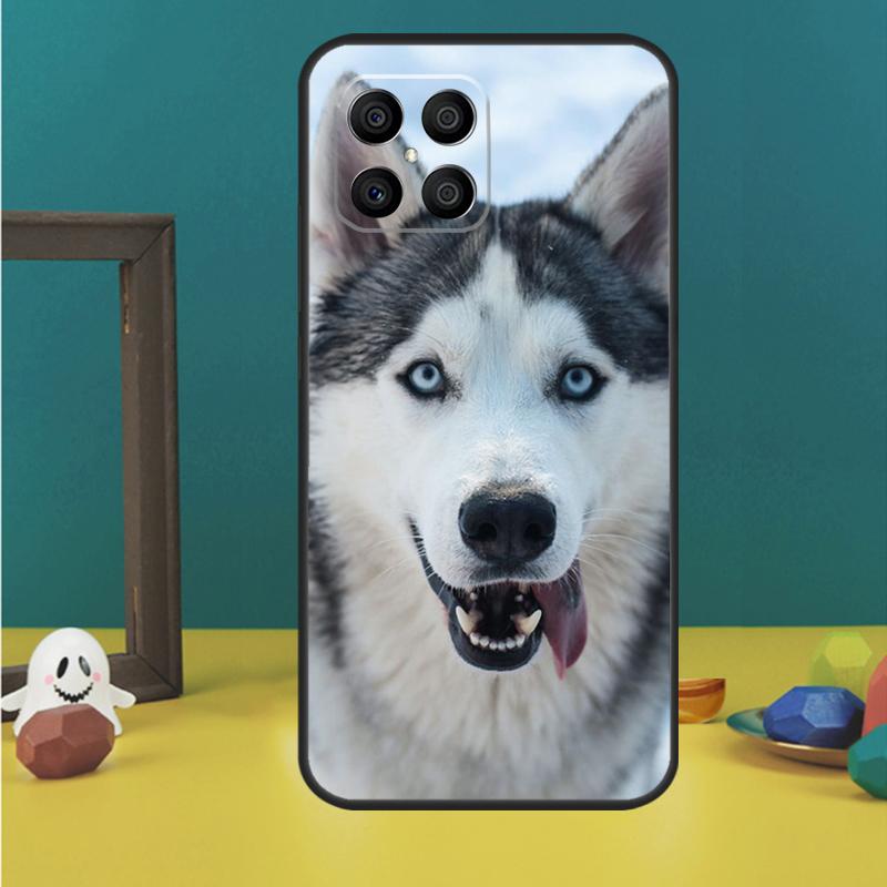 Siberian Husky Sled Dog Case For Honor 200 Pro X9b X9a X8b X8a X8 X9 X9c 50 70 90 Lite Honor Magic 5 6 7 Pro Cover