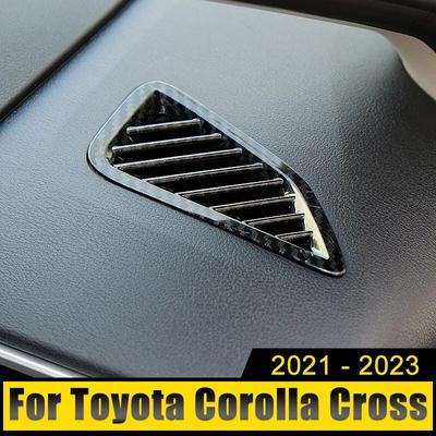 Toyota Corolla Cross XG10 2022 2023 Hibrit ABS Gösterge Paneli Klima Havalandırma Çıkışı Trim Kapağı Sticker için Araba Aksesuarları