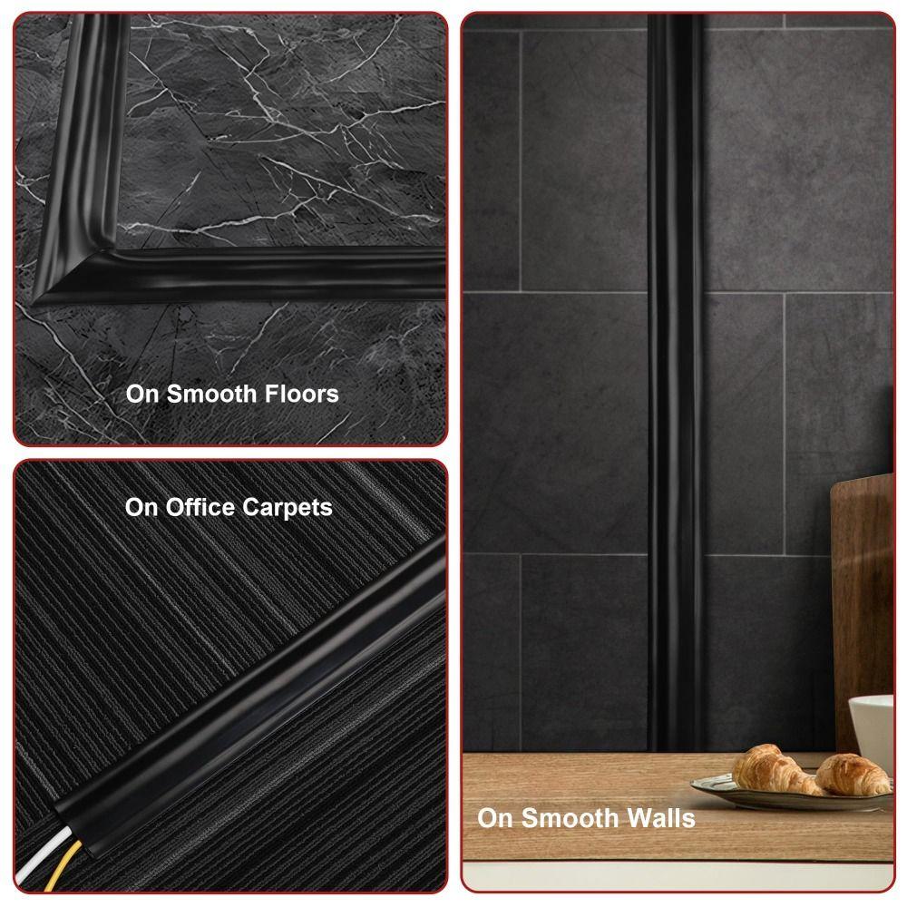 Self Adhesive Wall Wire Concealer PVC Cable Protector High Quality Line Management  Office