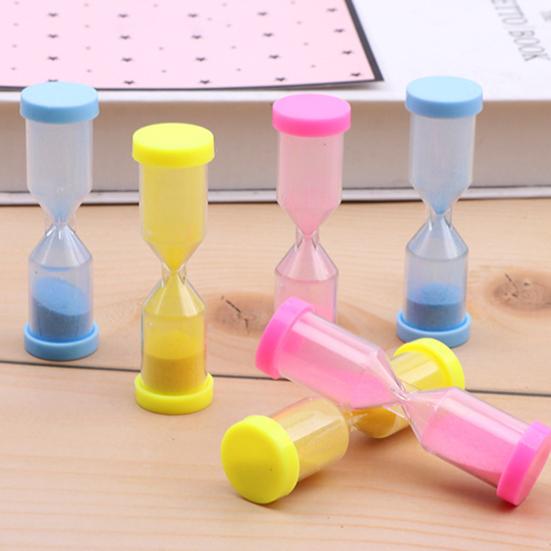 Reloj de Arena para Niños Creativo Colorido Consciente del Tiempo Portátil Conveniente Temporización Superficie Lisa Niños 20s Cuenta Atrás Temporizador de Reloj de Arena Juguete