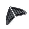 For Chevrolet Malibu 2016- Car Rear Louver Window Side Shutter Cover Trim Sticker Vent Scoop ABS Carbon Fiber Accessories