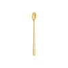 Stainless steel long handle stirring spoon milk powder coffee spoon dessert spoon creative golden small spoon small round spoon