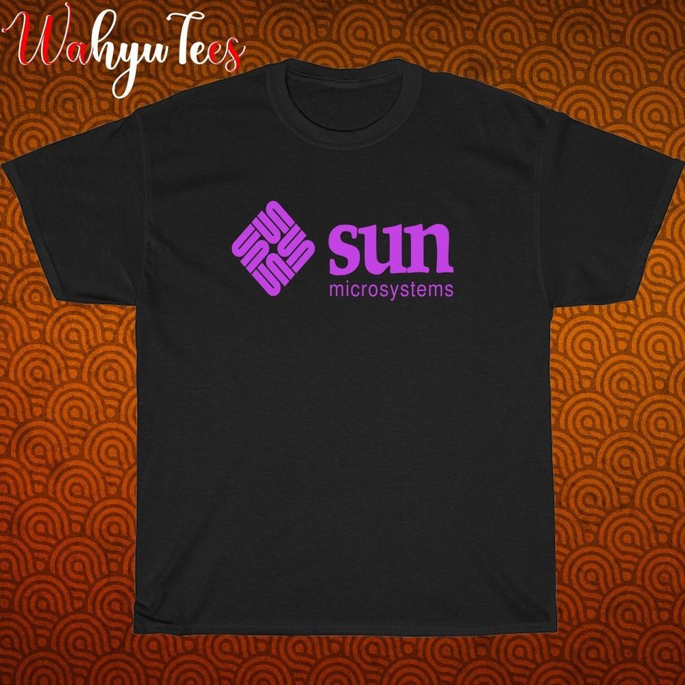 

New! Sun Microsystems Company Logo Black Navy White Size S-5XL Unisex T-Shirt 2XL