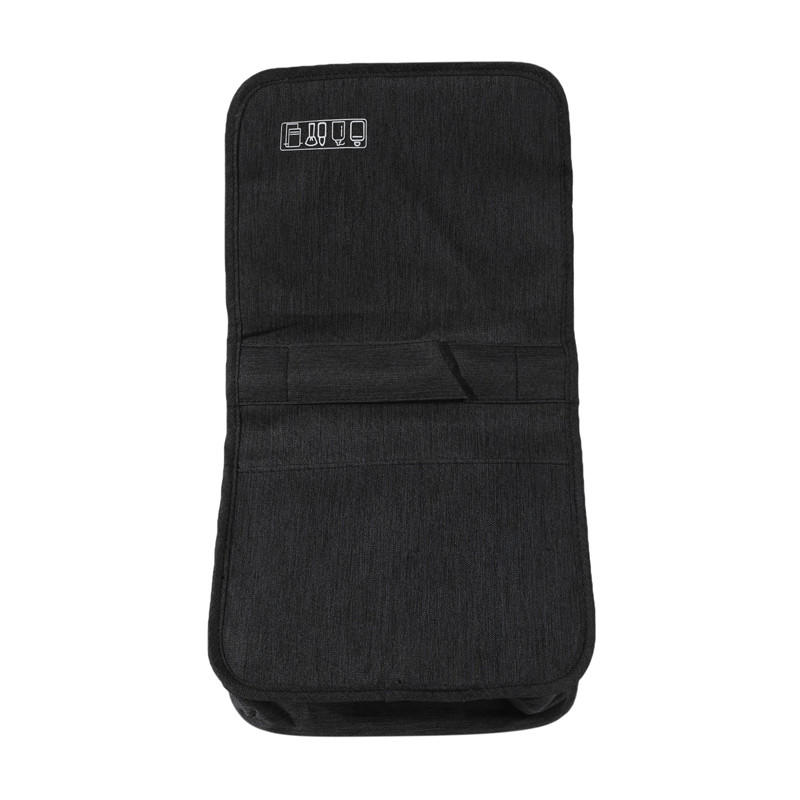 Large Capacity Solid Color Hanging Storage Bags Dry And Wet Separation Travel Wash Bags Women's Portable Cosmetics Storage Bag