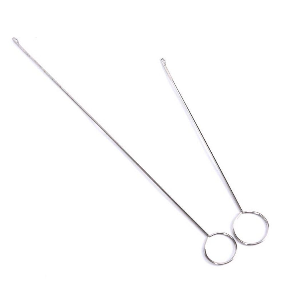 Belts Strips Stainless Steel Sewing Loop Turner Hook Sewing Tools Fabric Flipper Threading Device